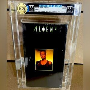 Alien 3 VHS (Fox Video, 1992) Blue Seal New - IGS Graded Box and Seal 8.5 MINT
